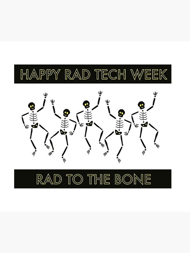 "Happy Rad Tech Week" Poster for Sale by GizzymoCreative Redbubble