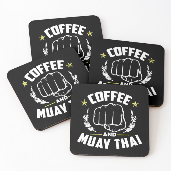 Item preview, Coffee And Muay Thai Funny Martial Arts Fighter Sayings  designed and sold by Muaythai1x3ac.