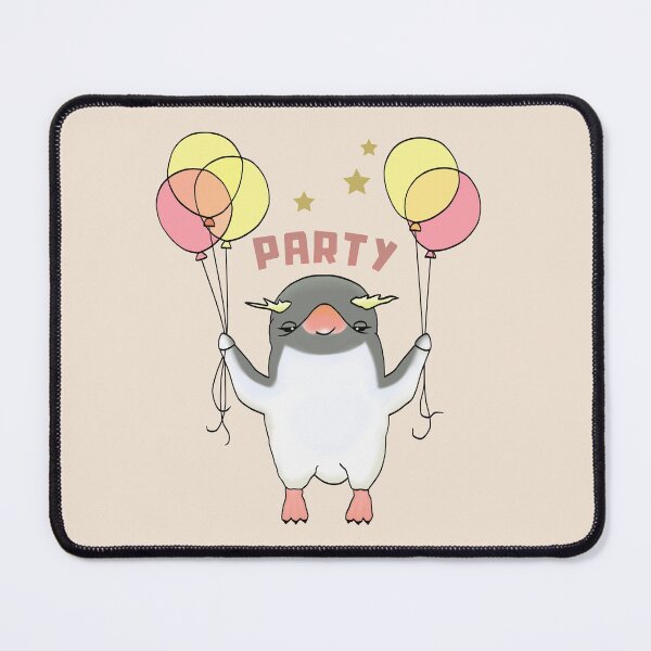 Item preview, Cute And Funny Penguin With Balloons - Happy Birthday Penguin designed and sold by ViewerEqualsPhoton.