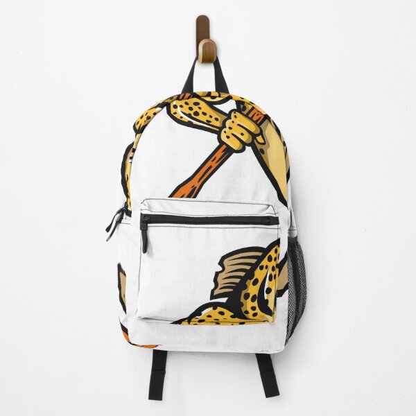 Item preview, Brown Trout Salmo Trutta or Salmon Breaking an Oar or Paddle Cartoon Mascot Color designed and sold by patrimonio.
