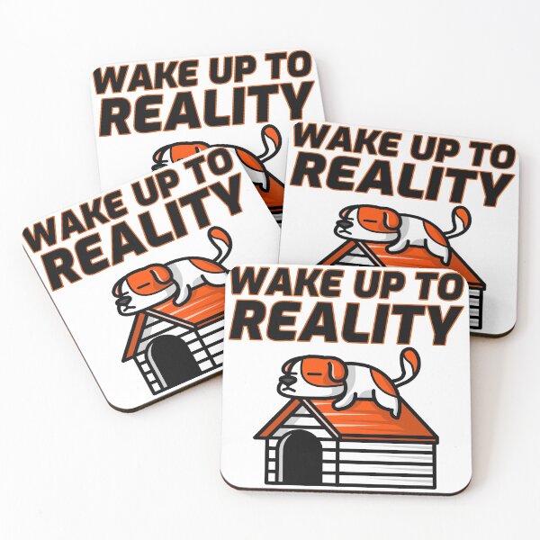 Item preview, Wake Up To Reality designed and sold by crazydotdesigns.