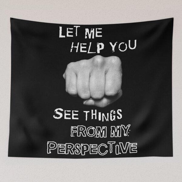 Item preview, Let Me Help You See My Perspective Funny Scary Text Typography Design designed and sold by InStockShop.