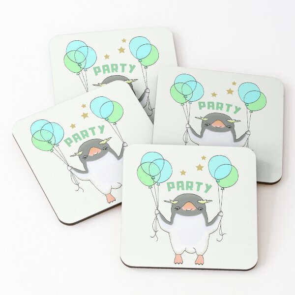 Item preview, Cute And Funny Penguin With Balloons - Happy Birthday Penguin designed and sold by ViewerEqualsPhoton.