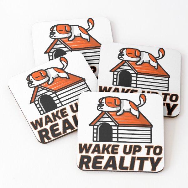 Item preview, Wake Up To Reality designed and sold by crazydotdesigns.