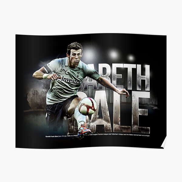  Gareth Bale Poster - Tottenham Hotspur Art : Handmade Products