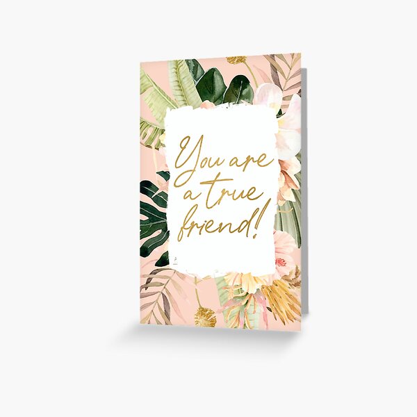 Item preview, You are a True Friend designed and sold by Paper Bee Gift Shop.