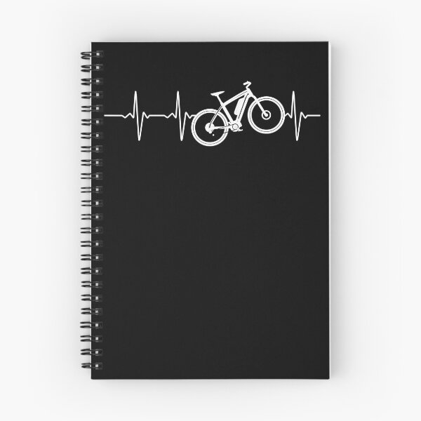 Item preview, Mens E-Bike Heartbeat Biker EKG Battery Biker Cyclist Cycling designed and sold by PrimitiveTriba.