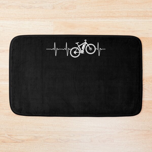 Item preview, Mens E-Bike Heartbeat Biker EKG Battery Biker Cyclist Cycling designed and sold by PrimitiveTriba.