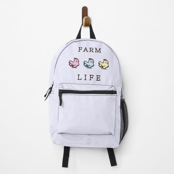 Item preview, Pixelated Farm Life with Chickens  designed and sold by justcozydays.