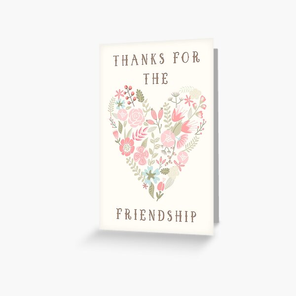 Item preview, Thanks for the Friendship designed and sold by Paper Bee Gift Shop.