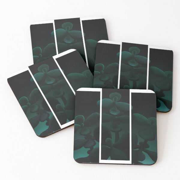 Item preview, Jade Plant Monotone Triptych designed and sold by Daniel Swain Creations.
