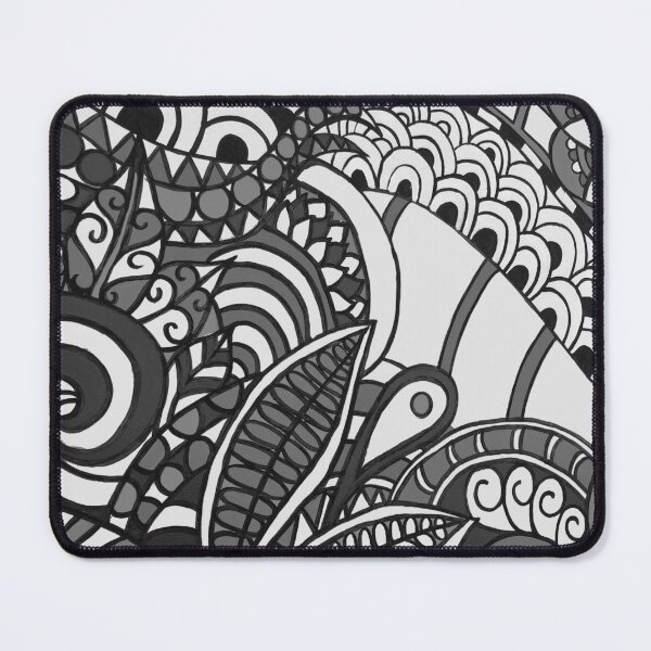 Item preview, Doodle Art Black and White designed and sold by -OHA-.
