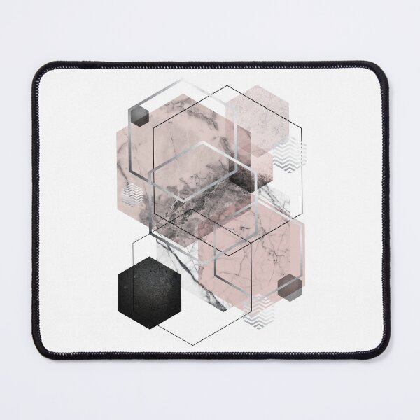 Item preview, Blush and Grey Geometric designed and sold by UrbanEpiphany.