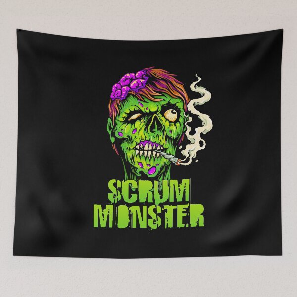 Item preview, Agile Scrum Monster | Scrum Master designed and sold by DAFIN.