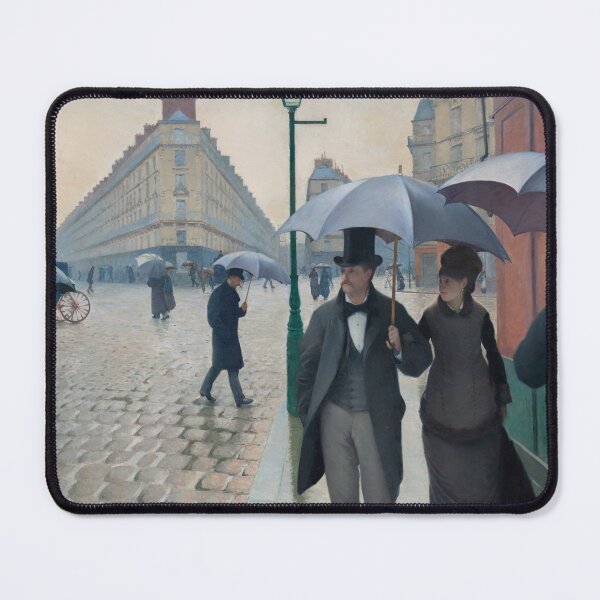 Item preview, Gustave Caillebotte - Paris Street, Rainy Day, 1877 Fine Art Oil Painting designed and sold by GroovyGifts.
