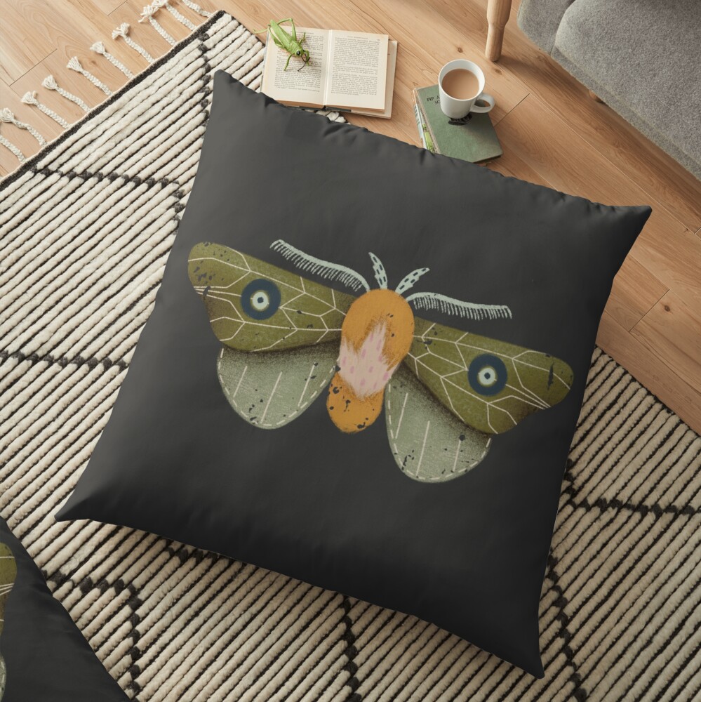 Moth Floor Pillow