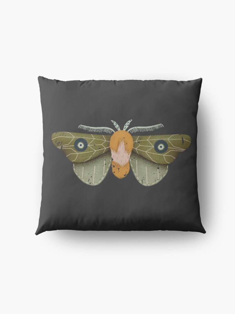 Alternate view of Moth Floor Pillow