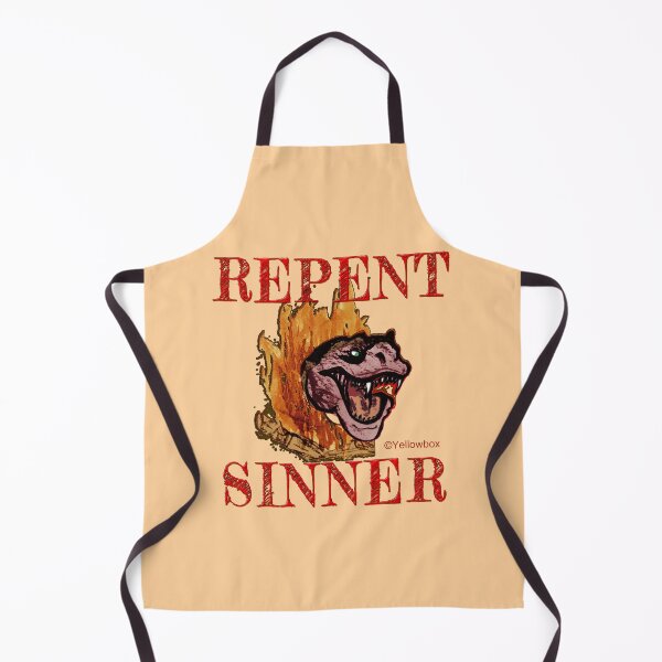 Item preview, Repent Sinner Howling of the dinosaur- Yellowbox Ink Painting designed and sold by twyellowbox.