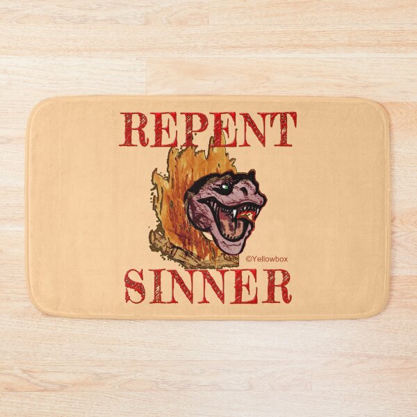 Item preview, Repent Sinner Howling of the dinosaur- Yellowbox Ink Painting designed and sold by twyellowbox.