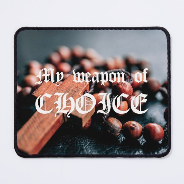Item preview, Holy Rosary My Weapon Of Choice This Is How I Fight My Battles  designed and sold by henrymencia.