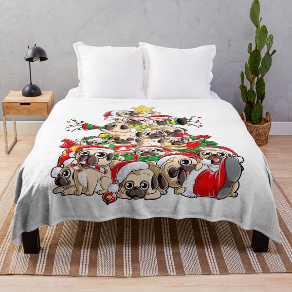 Item preview, Pug Christmas Tree Dog Santa Merry Pugmas Xmas Gifts Boys designed and sold by CQCankdesign.