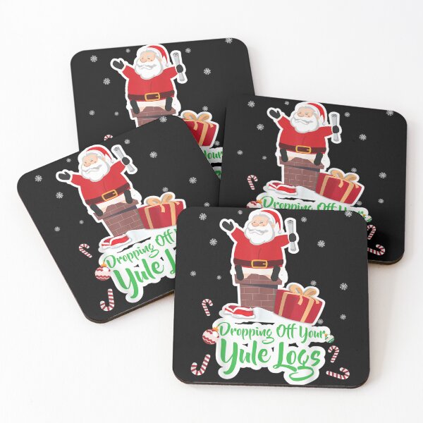 Item preview, Dropping Off Your Yule Logs Santa designed and sold by RobertoGomis.