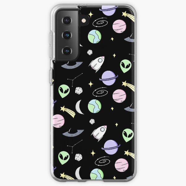 Space Aesthetic (Black) Samsung Galaxy Soft Case