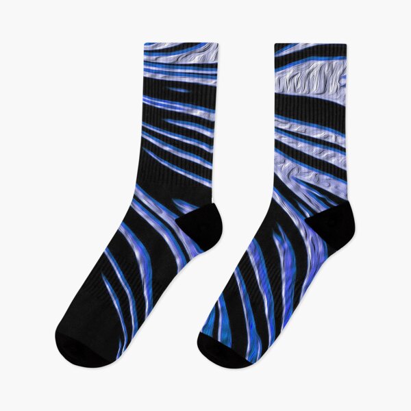 Item preview, Blue Striped Giant Leaf designed and sold by fatenanwar.