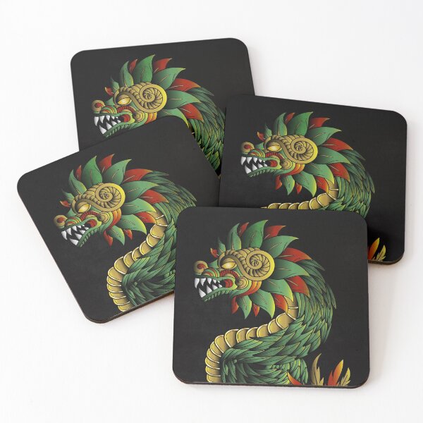 Item preview, quetzalcoatl god portrait designed and sold by cat poe.