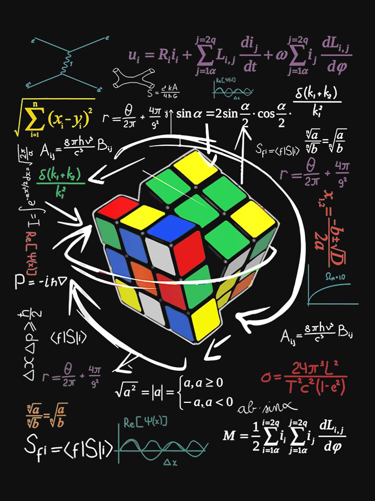 Disover Cool Math Rubix Rubics Player Cube Math Lovers | Essential T-Shirt 