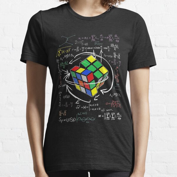 Cool Math Rubix Rubics Player Cube Math Lovers Essential T-Shirt