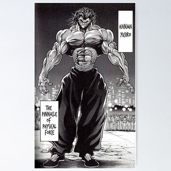 Epic Stuff - Baki - The Grappler Design A4 Wall Poster (With Frame) - Best  Gifts For Baki/Anime Fandom/Great Accessory For Home : : Home &  Kitchen