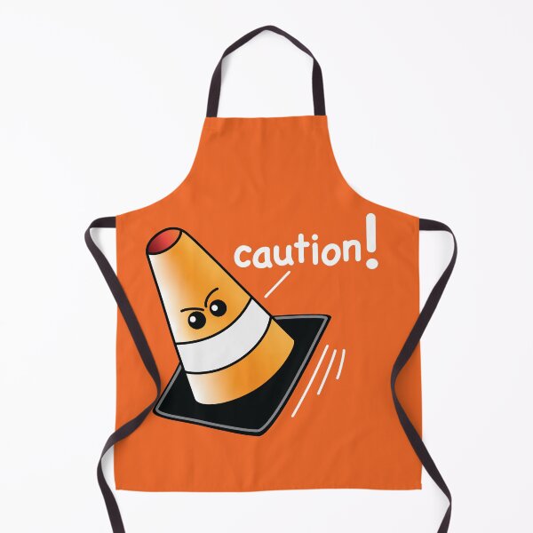 Item preview, “Exercise Caution” cute safety cone designed and sold by houseofwray.