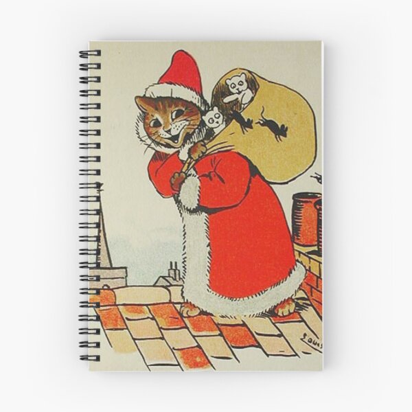 Item preview, Funny Santa Christmas Cat - Louis Wain Cats designed and sold by DigitalEffects.