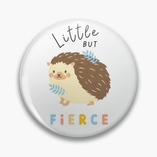 Item preview, Little but Fierce Hedgehog designed and sold by justcozydays.