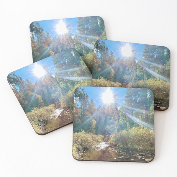 Item preview, Sunshine Light Rocks Stream Gods Creation Nature Trees designed and sold by CreationViewArt.
