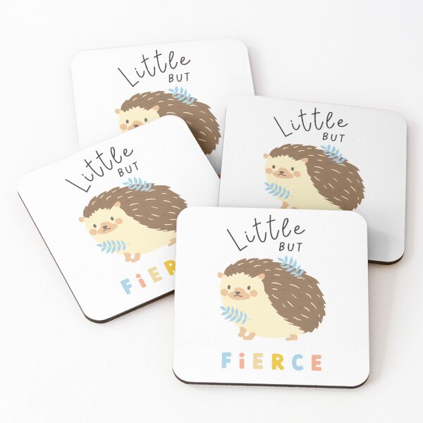 Item preview, Little but Fierce Hedgehog designed and sold by justcozydays.