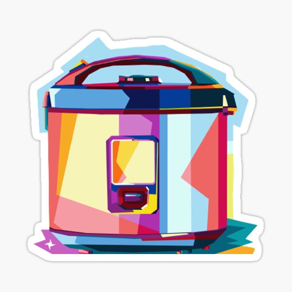 Rice Cooker for Effortless, Fluffy Rice Every Time Sticker for Sale by  ultra-cute