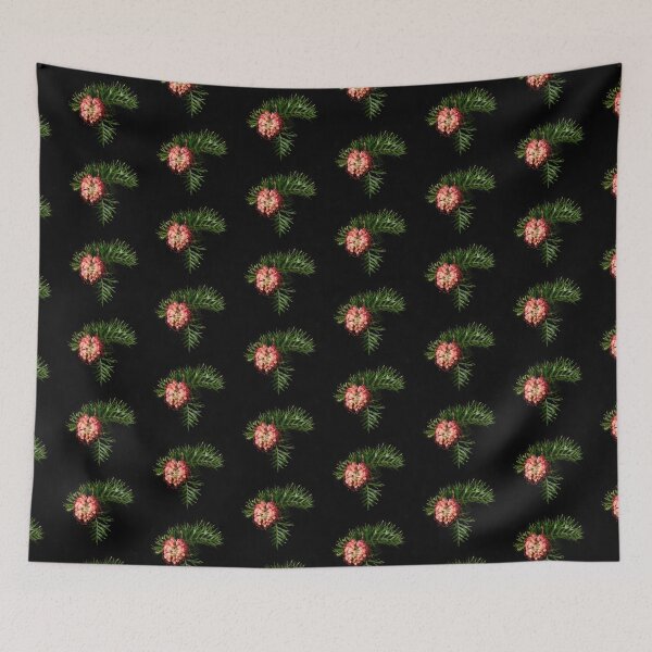 Item preview,  Colourful Red Grevillea bloom, macro view from above. designed and sold by sunnypicsoz.