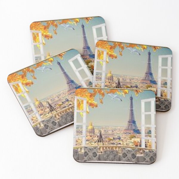 Item preview, Paris In The Autumn Window View Print For Paris Fans. designed and sold by lduke47.