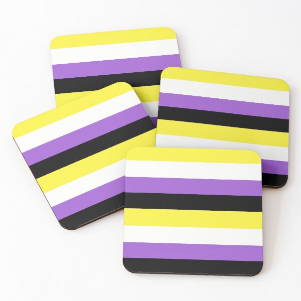 Item preview, Nonbinary pride flag stripes designed and sold by Drawyourlife24.