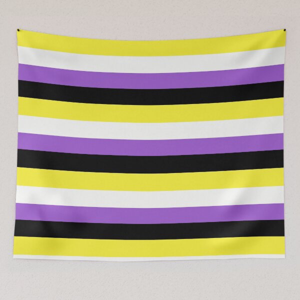 Item preview, Nonbinary pride flag stripes designed and sold by Drawyourlife24.