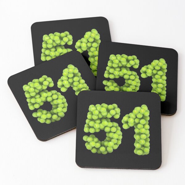 Item preview, Tennis Player Number 51 - Tennis Sports fifty-one Game Set Match 51 designed and sold by elhefe.