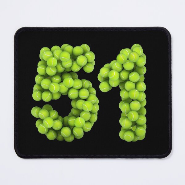 Item preview, Tennis Player Number 51 - Tennis Sports fifty-one Game Set Match 51 designed and sold by elhefe.