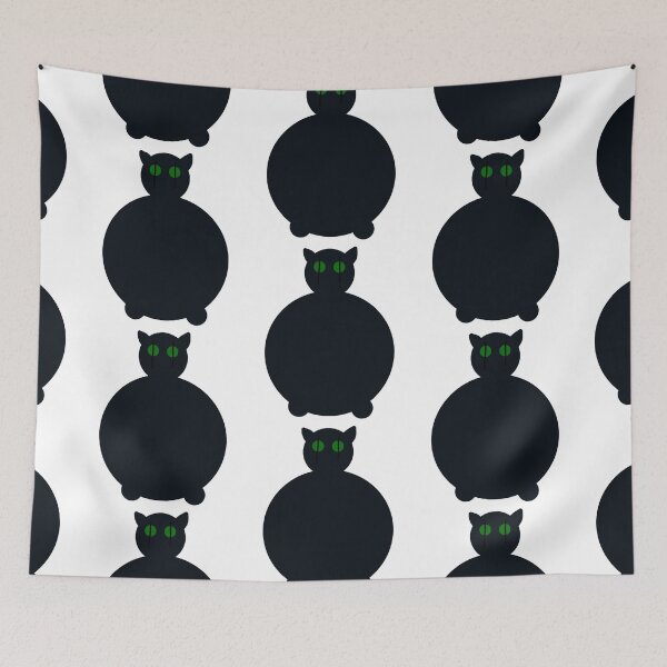 Item preview, Fat Black Cat designed and sold by bonmots.