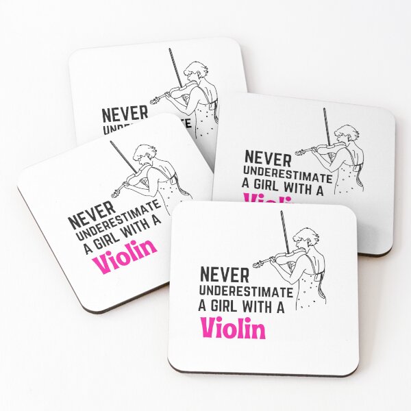 Item preview, Nunca subestimes a una chica con un violín: para los amantes del violín y la guitarra designed and sold by chetan786.
