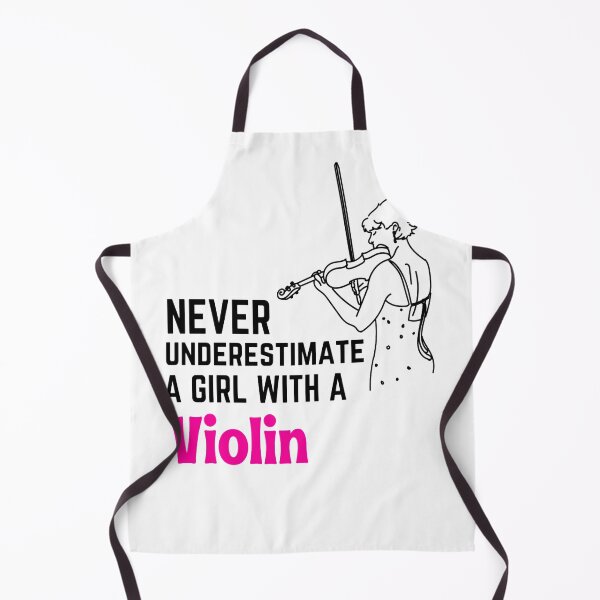 Item preview, Never Underestimate A Girl With A Violin - For Violin And Guitar lovers designed and sold by chetan786.
