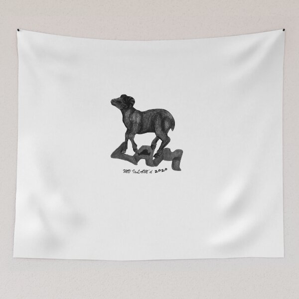 Item preview, Ram on the Lam 2020 Style 1 Sticker designed and sold by MICHELLEGEORGIA.