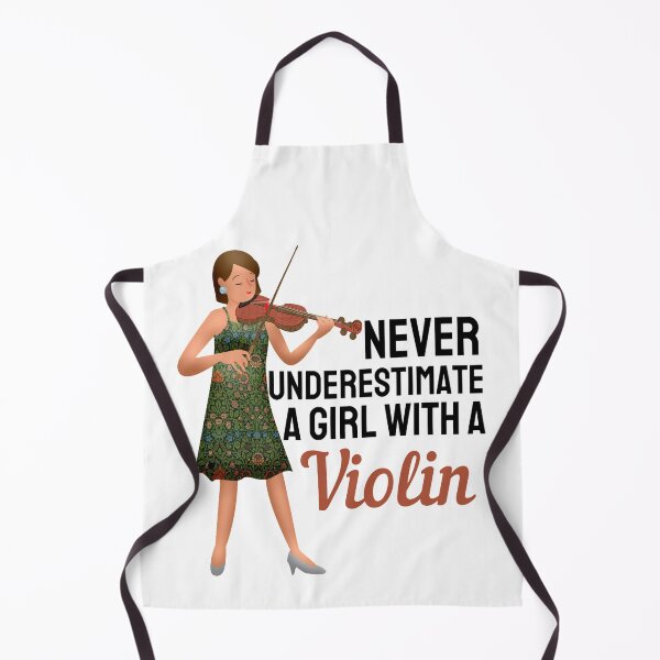 Item preview, Never Underestimate A Girl With A Violin - For Violin And Guitar lovers designed and sold by chetan786.
