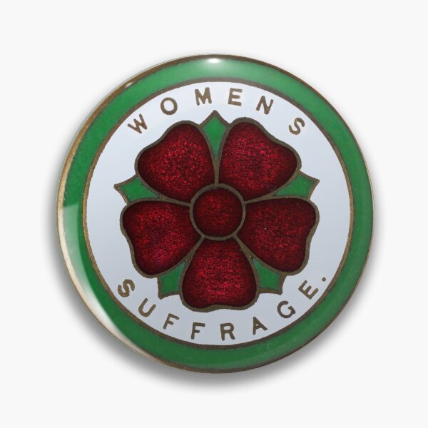 Item preview, National Union of Women's Suffrage Societies Pin Badge designed and sold by Dreamflight.